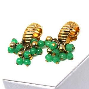 Vintage Napier Clip Dangle Earrings